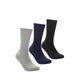 Clarks Socks & Shoecare 3pk Crew - Black
