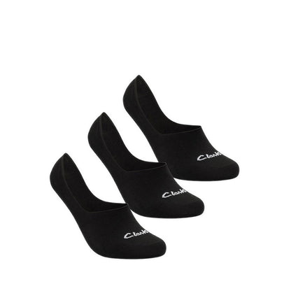 Clarks Socks & Shoecare 3pk Sock Liner - Black