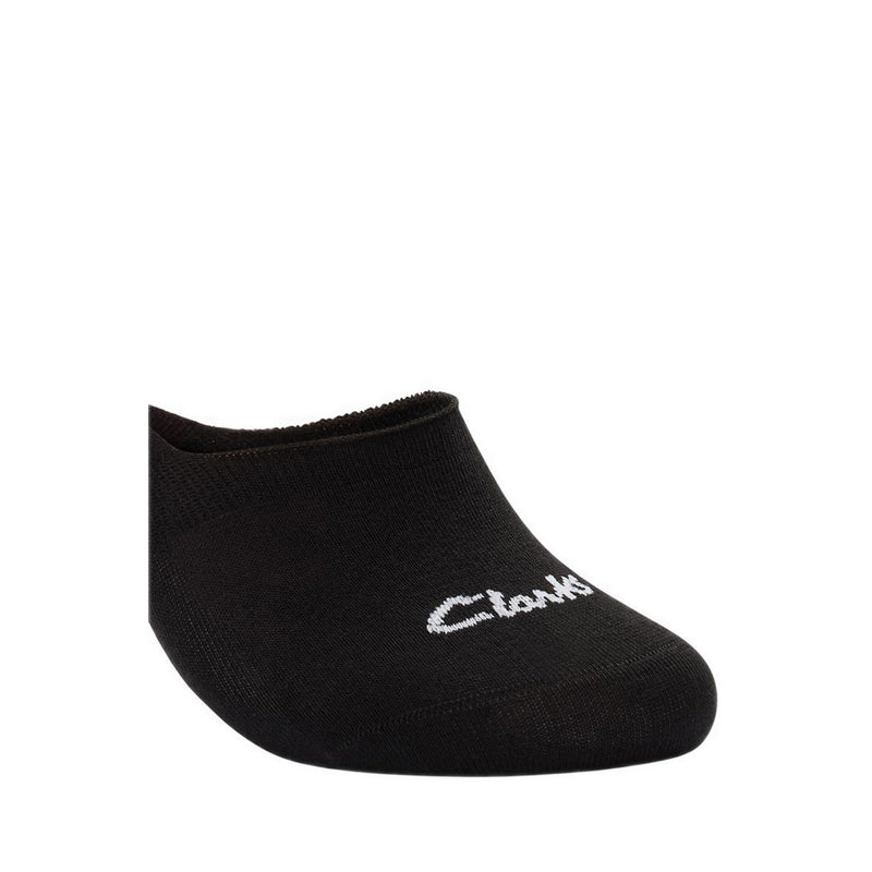Clarks Socks & Shoecare 3pk Sock Liner - Black