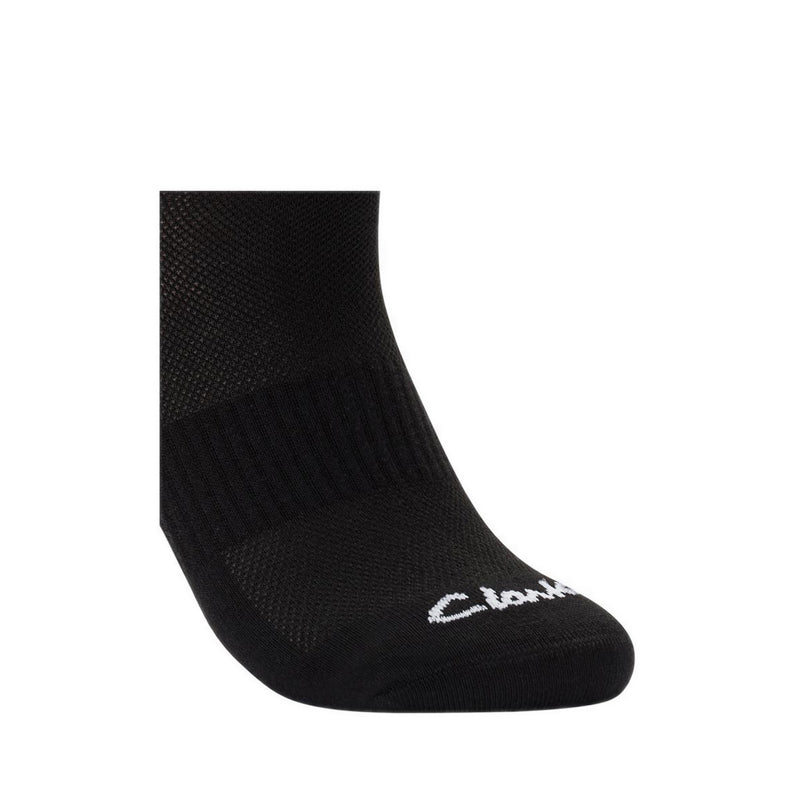 Clarks Socks & Shoecare 3pkSport Ankle - Black
