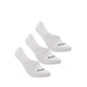 Clarks Socks & Shoecare 3pk Sock Liner - White