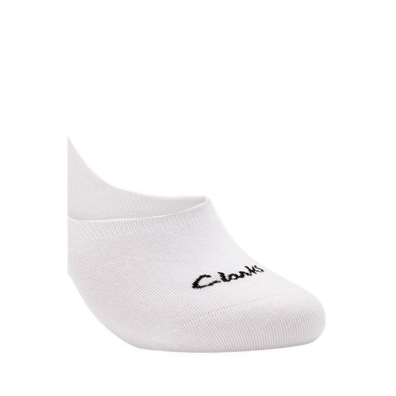 Clarks Socks & Shoecare 3pk Sock Liner - White
