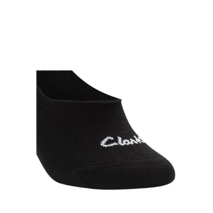 Clarks Socks & Shoecare 3pkSockLiner. - Black