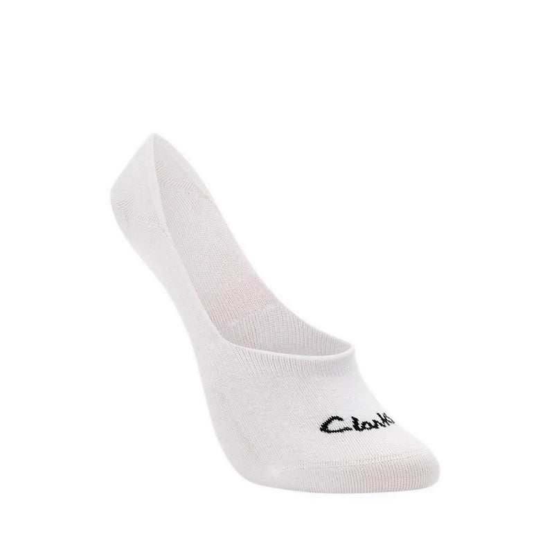 Clarks Socks & Shoecare 3pkSockLiner. - White