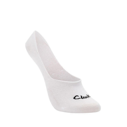 Clarks Socks & Shoecare 3pkSockLiner. - White