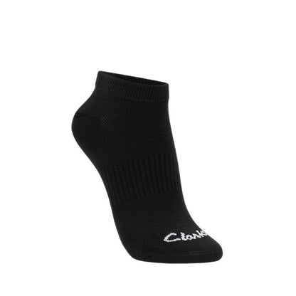 Clarks Socks & Shoecare 3pkSportAnkle. - Black
