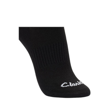 Clarks Socks & Shoecare 3pkSportAnkle. - Black