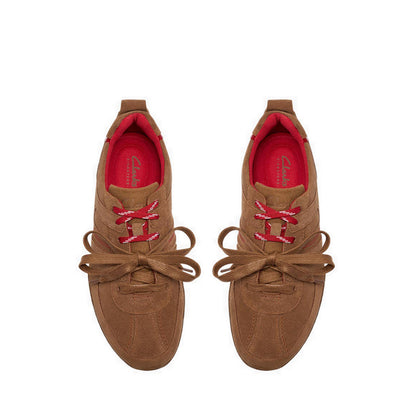 Clarks Womens Meridor Lace - Dark Tan