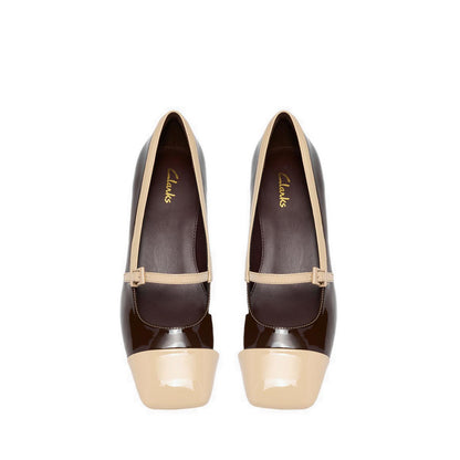 Clarks Womens Crista Strap - Brown Combi