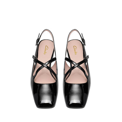 Clarks Womens Crista Edge - Black