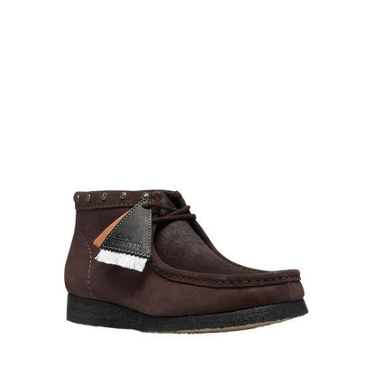 Clarks Mens Wallabee Boot - Brown Interest