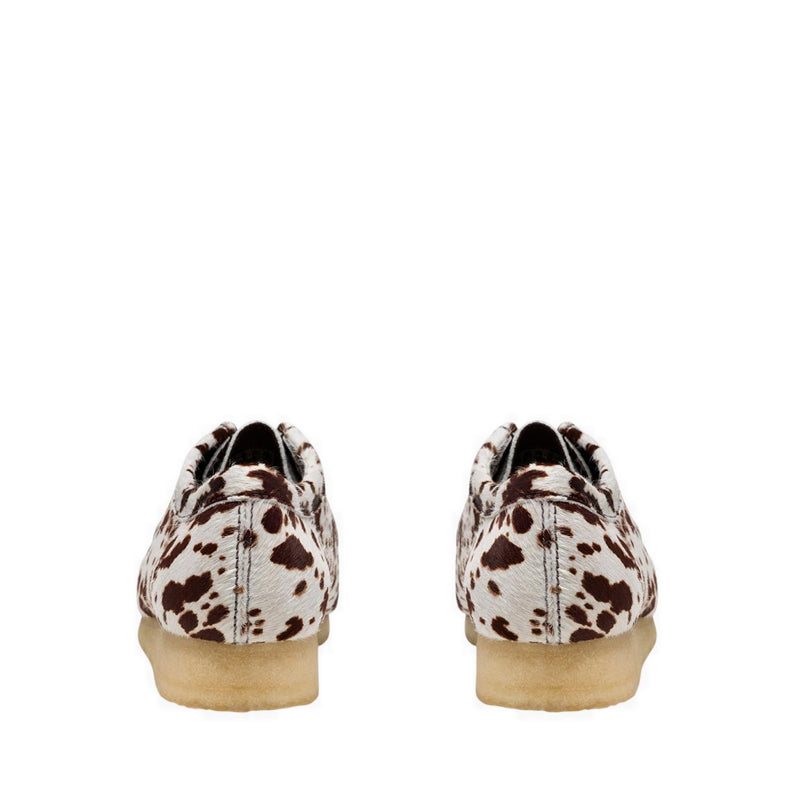 Clarks Mens Wallabee - Brown Cow Print