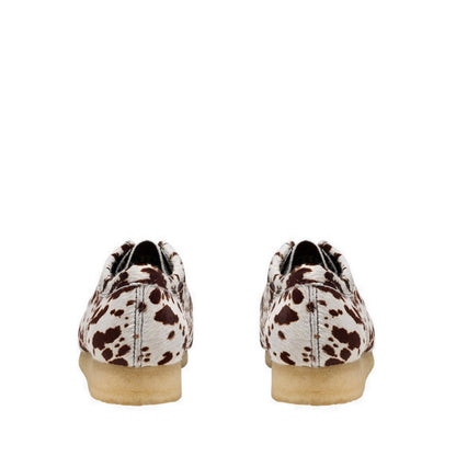 Clarks Mens Wallabee - Brown Cow Print