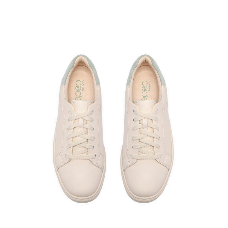 Clarks Womens Code C Lace - Cream Multi