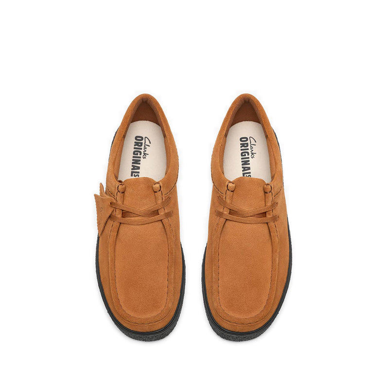 Clarks Mens Boxbee Walla - Ginger Suede