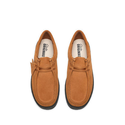 Clarks Mens Boxbee Walla - Ginger Suede