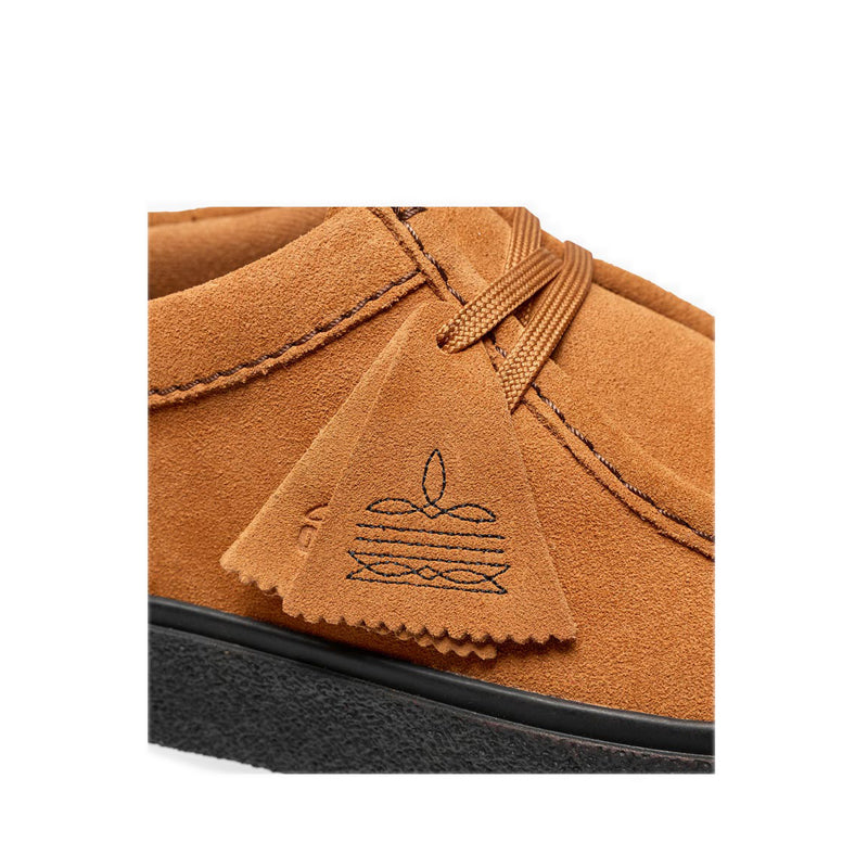 Clarks Mens Boxbee Walla - Ginger Suede