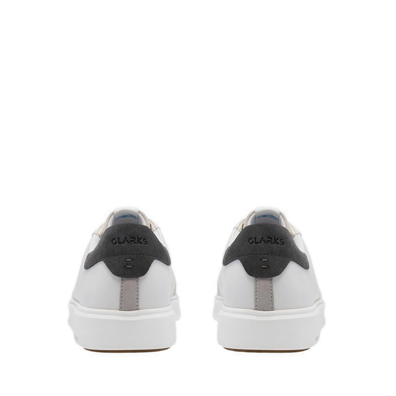 Clarks Mens Code C Tie - White