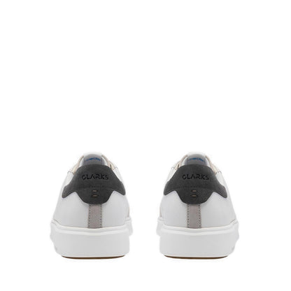 Clarks Mens Code C Tie - White
