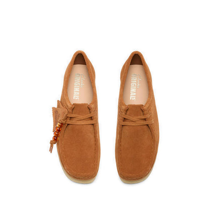 Clarks Womens Wallabee. - Ginger Suede