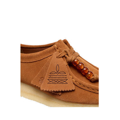 Clarks Womens Wallabee. - Ginger Suede