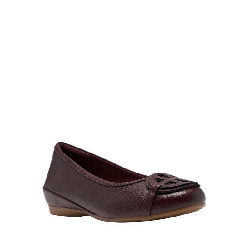 Clarks Womens Cathrynn Luna - Burgundy