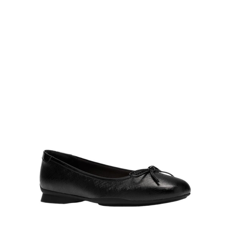 Clarks Womens Jazmynn Bow - Black Interest