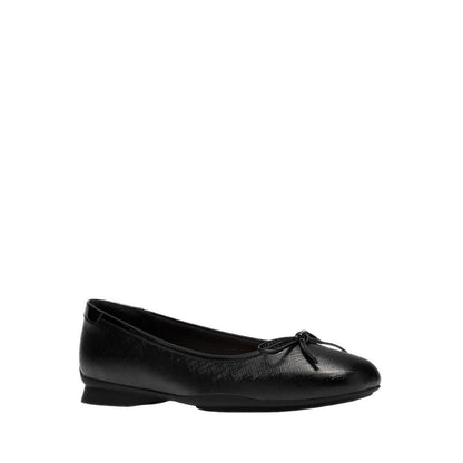 Clarks Womens Jazmynn Bow - Black Interest