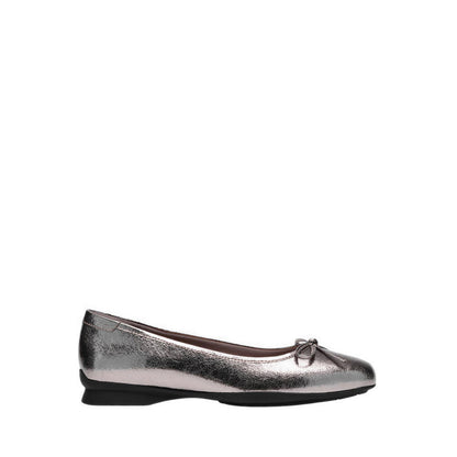 Clarks Womens Jazmynn Bow - Pewter Metallic