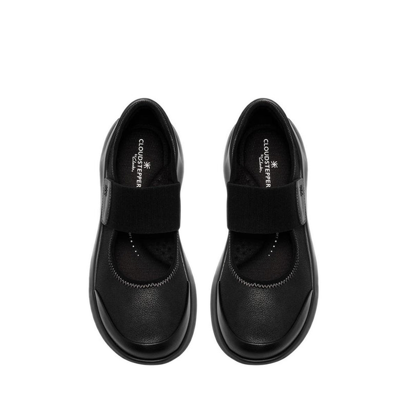 Clarks Womens Solevana Strap - Black Interest