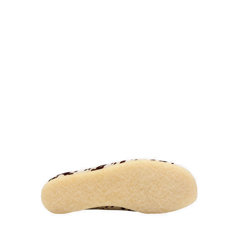 Clarks Womens Wallabee. - Brown Cow Print