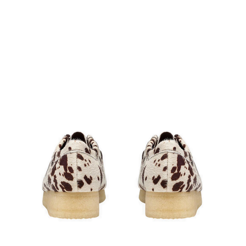 Clarks Womens Wallabee. - Brown Cow Print