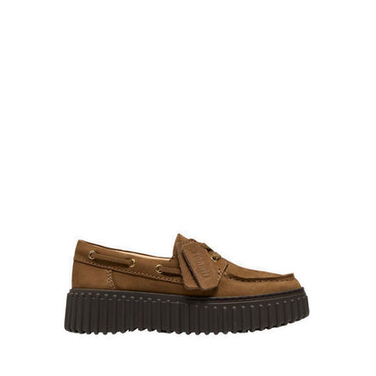 Clarks Womens Torhill Boat - Walnut