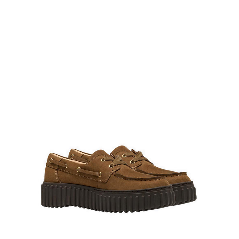 Clarks Womens Torhill Boat - Walnut
