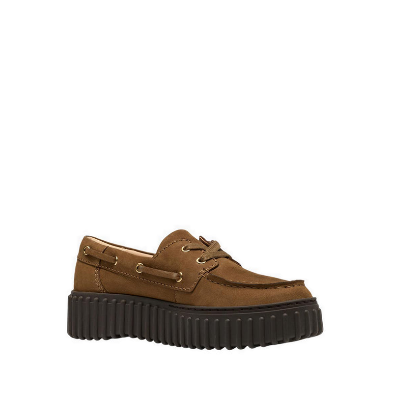 Clarks Womens Torhill Boat - Walnut