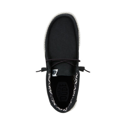 Wally Stretch Canvas - Black/White