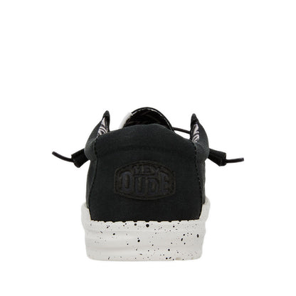 Wally Stretch Canvas - Black/White