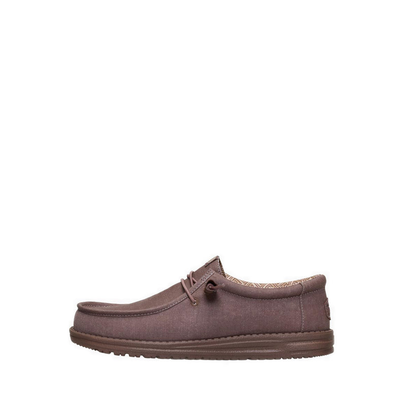 HEYDUDE Wally Stretch Canvas Deep Taupe