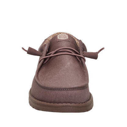 HEYDUDE Wally Stretch Canvas Deep Taupe