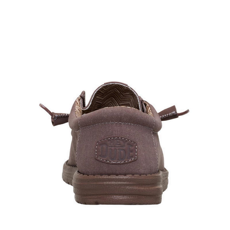 HEYDUDE Wally Stretch Canvas Deep Taupe