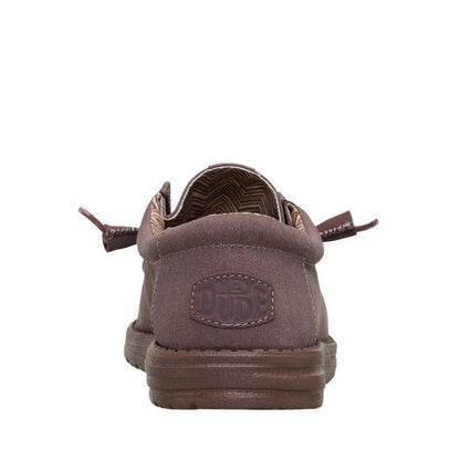 HEYDUDE Wally Stretch Canvas Deep Taupe