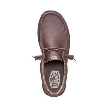 HEYDUDE Wally Stretch Canvas Deep Taupe