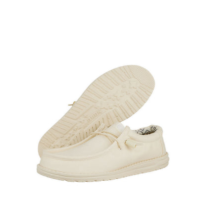 Wally Stretch Canvas - Stone White