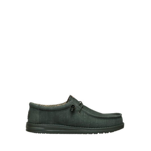 HEYDUDE Wally Stretch Canvas Deep Green