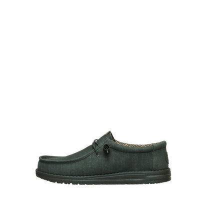 HEYDUDE Wally Stretch Canvas Deep Green
