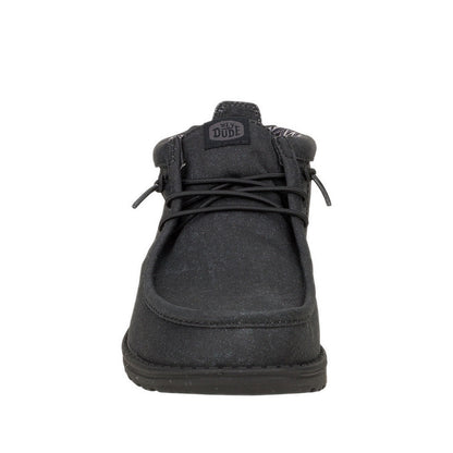 Wally Mid Stretch Canvas - Black/Black