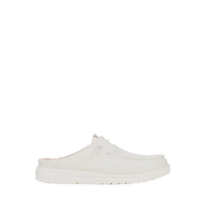 Wendy Slip Stretch Canvas White
