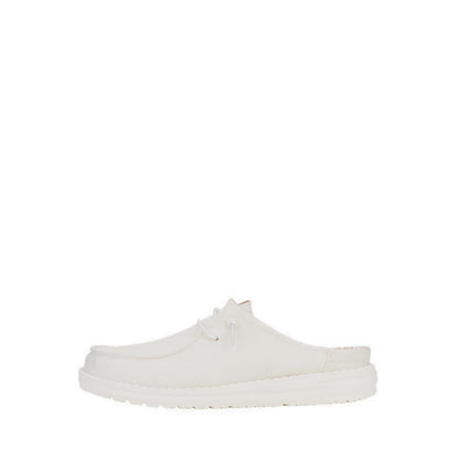 Wendy Slip Stretch Canvas White