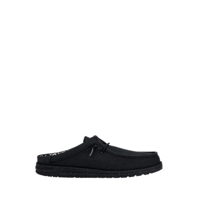 Wally Slip Stretch Canvas - Black/Black