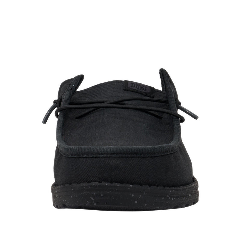 Wally Slip Stretch Canvas - Black/Black